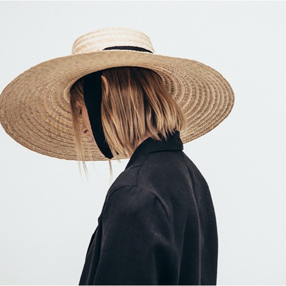 Janessa Leone Romy Straw Wide Brim Hat - Picture 6 of 8